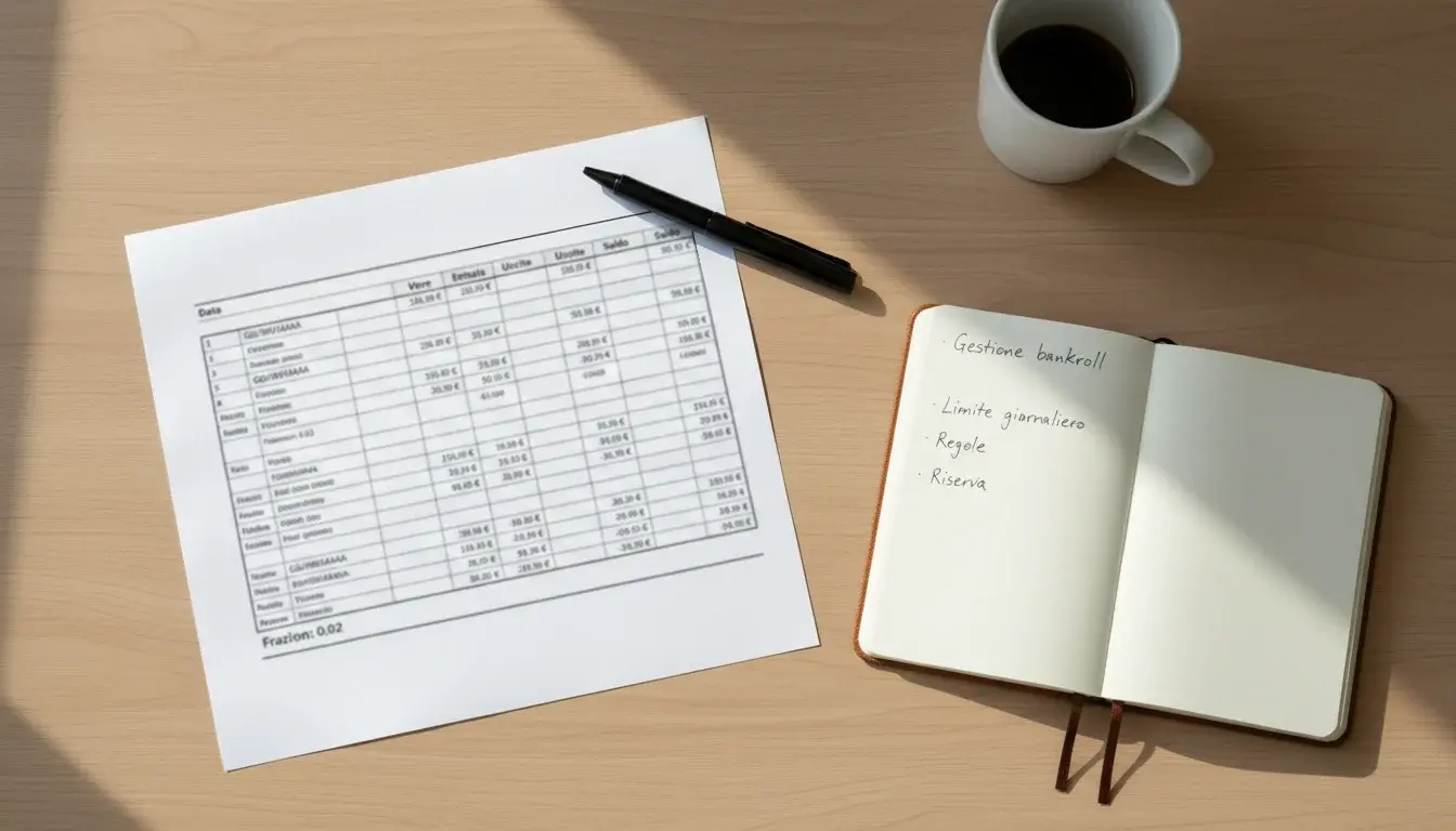 Documenti di pianificazione finanziaria con simboli valuta